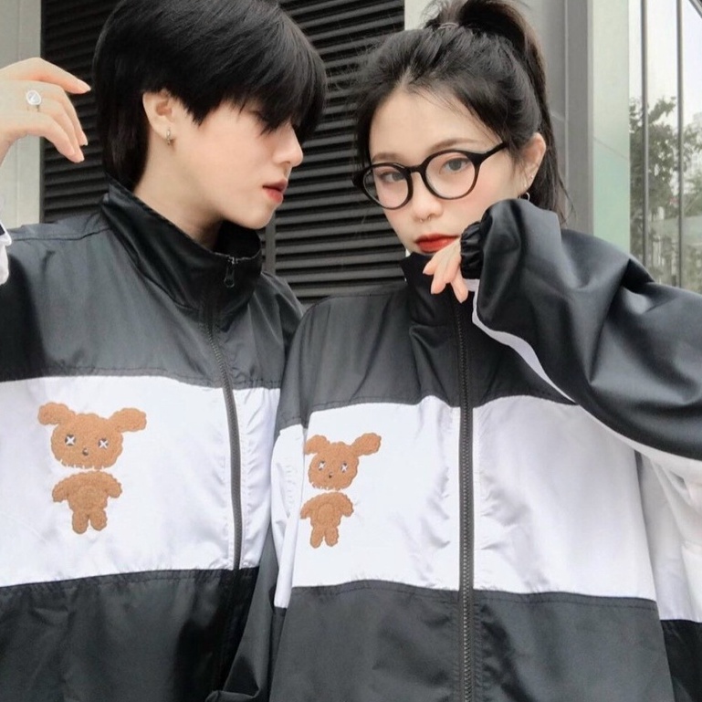 Áo Khoác Dù Nam Nữ Unisex - Áo Khoác Jacket Bombers GẤU Siêu Hot