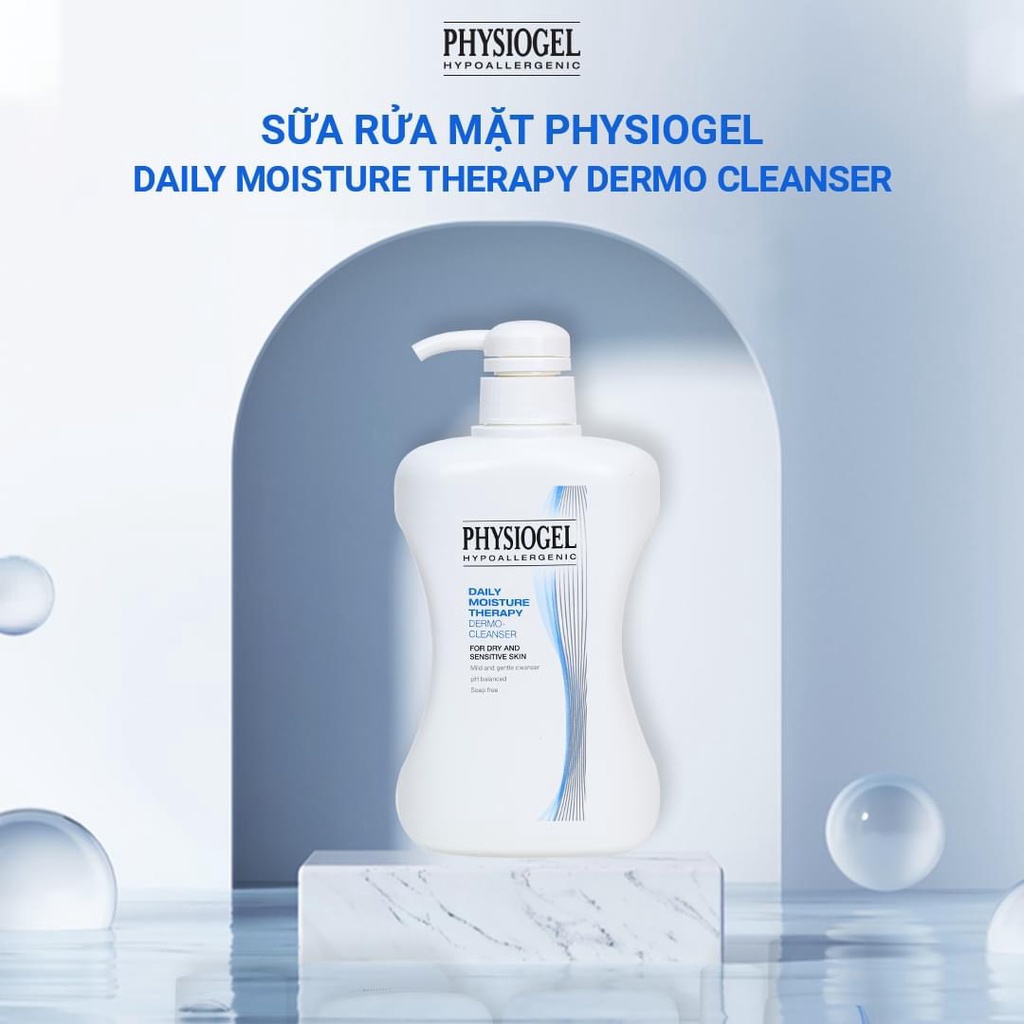 Sữa Rửa Mặt Physiogel Daily Moisture Therapy Dermo Cleanser 150ml/T7/2023