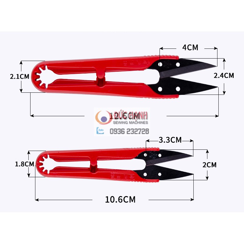 KÉO BẤM CHỈ DAJI - VỈ 12 CÂY