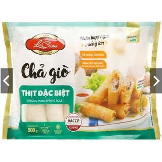HCM - Chả giò thịt đặc biệt LC FOODS - gói lớn 500g - Loại ngon