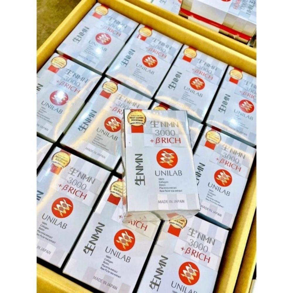 Viên Uống NMN Biotin 3000-Brich Unilab Nhật Bản Chính Hãng- Hộp 60 Viên