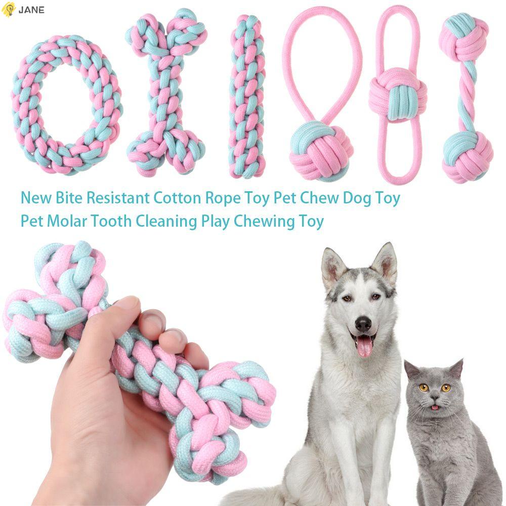 Đồ Chơi Nhai Gặm Bằng Dây Thừng Cotton Chống Cắn Mới Cho Thú Cưng