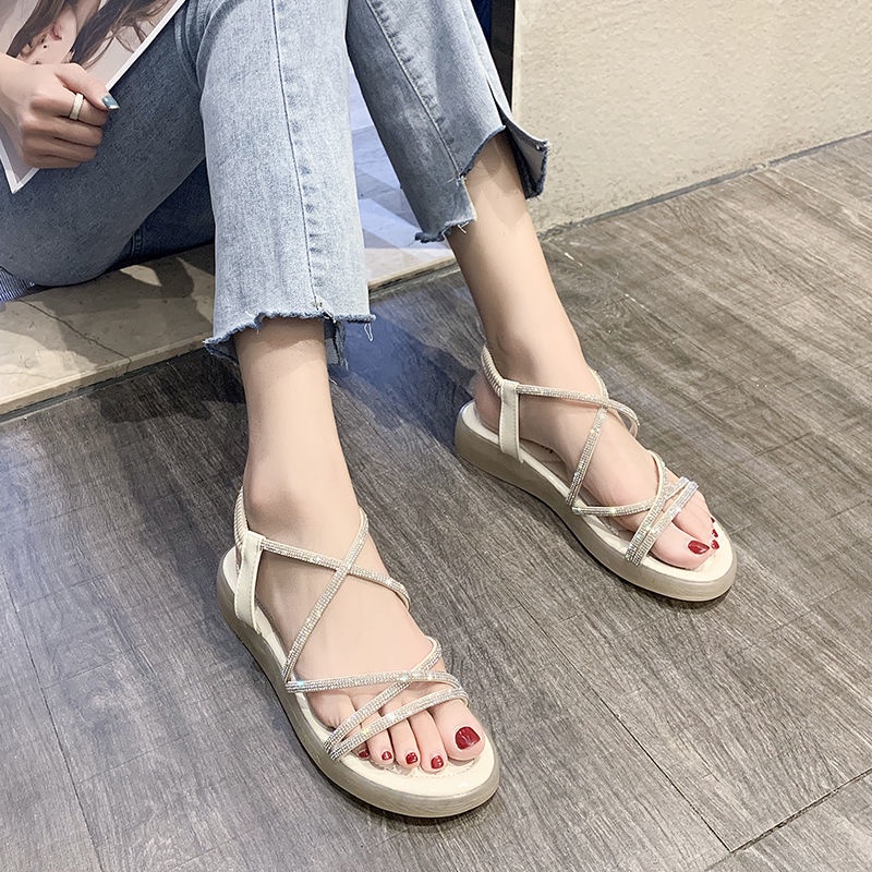 Sandal Đế Xuồng Thiết Kế Mới Xinh Xắn Thời Trang