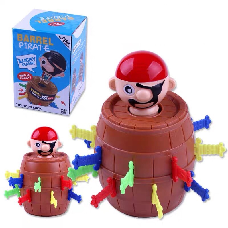 Đồ chơi cho bé, đồ chơi đâm hải tặc  thùng cướp biển thú vị