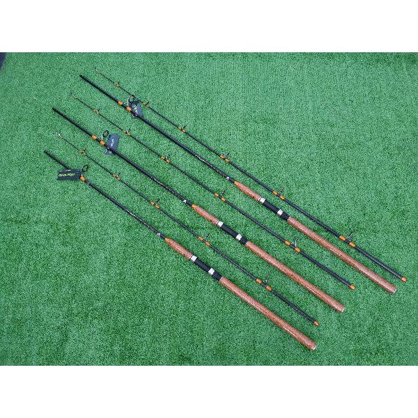 Cần Câu Ashino Black Max Carbon xoắn Toàn Thân Cán Gỗ - Đồ Câu Đinh Thắng