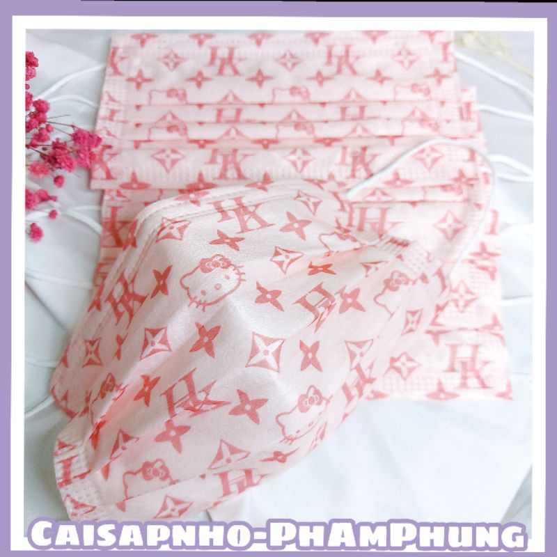 Hộp 50 Cái Khẩu Trang Cao Cấp 4 Lớp Họa Tiết Dễ Thương FASHION GARCOTEX MASK | BigBuy360 - bigbuy360.vn