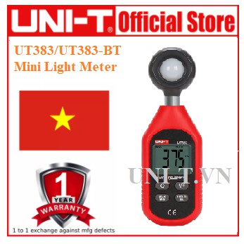 Máy đo độ Lux, cường độ ánh sáng mini cầm tay UT383/UT383BT Uni-T hàng chính hãng