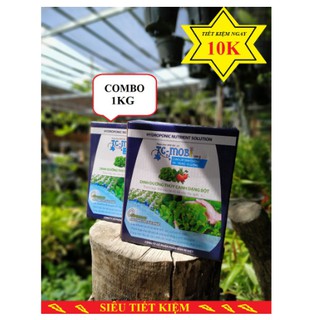 COMBO Dinh dưỡng Thủy canh TC-MOBI 1KG (2x 500g ) Hydroponic fertilizer