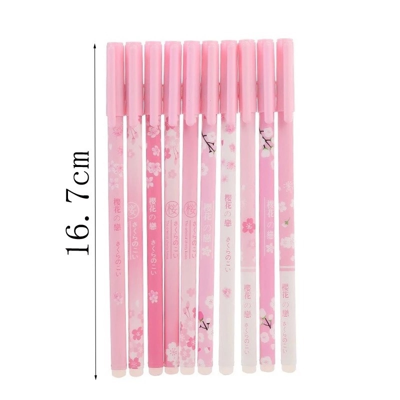 Bút Mực Gel Ngòi 0.5mm Màu Hồng Anh Đào Xinh Xắn