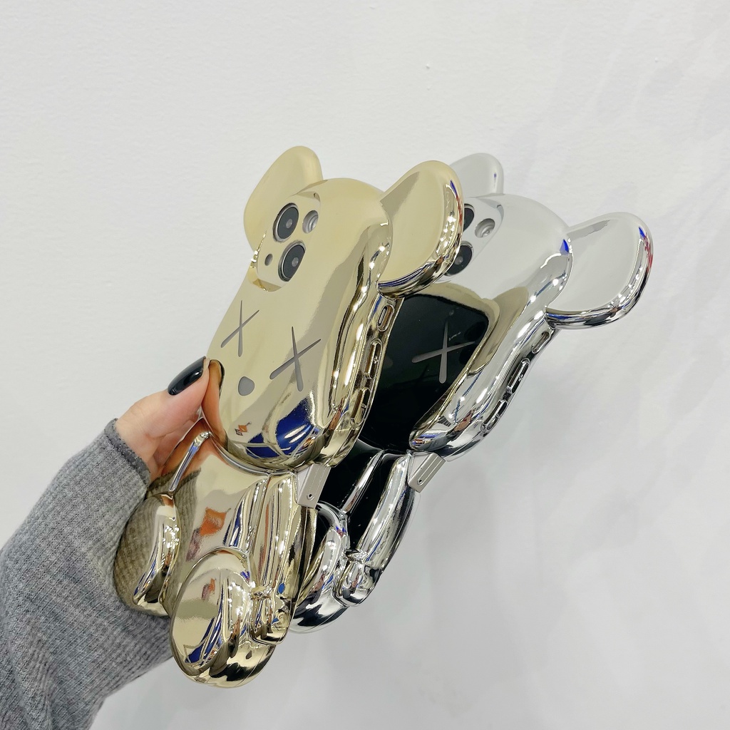 Ốp Điện Thoại Họa Tiết Phi Hành Gia Hoạt Hình 3D Đính Kim Cương Giả Sang Trọng Cho Iphone 14 13 11 12 Pro Max