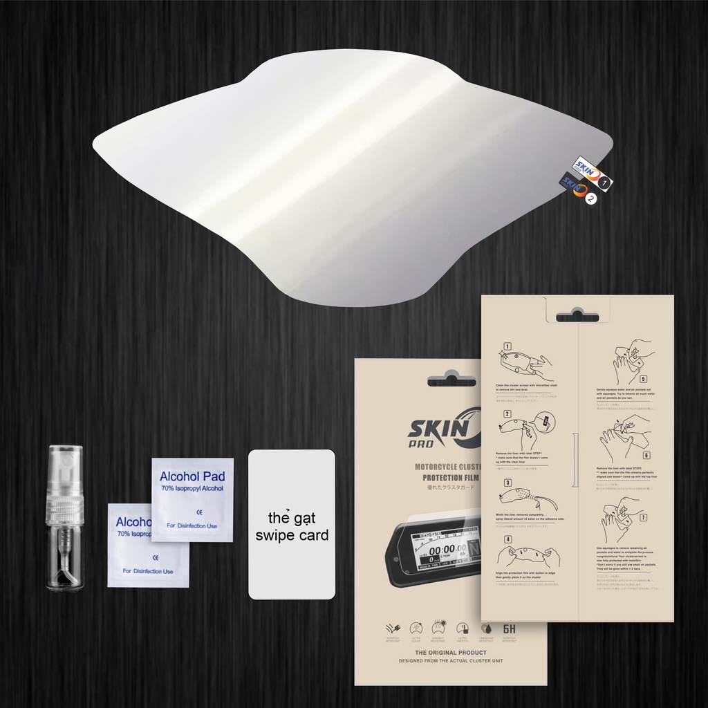 Miếng dán PPF bảo vệ mặt đồng hồ xe FUTURE 125I WAVE 125I 2012 đến 2024 - HONDA FUTURE 125 WAVE 125