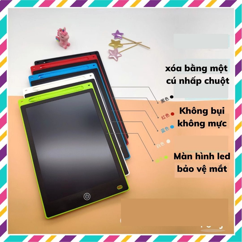 Bảng vẽ điện tử, bảng viết tự xóa thông minh cho bé, bảng vẽ LCD đơn sắc và đa sắc