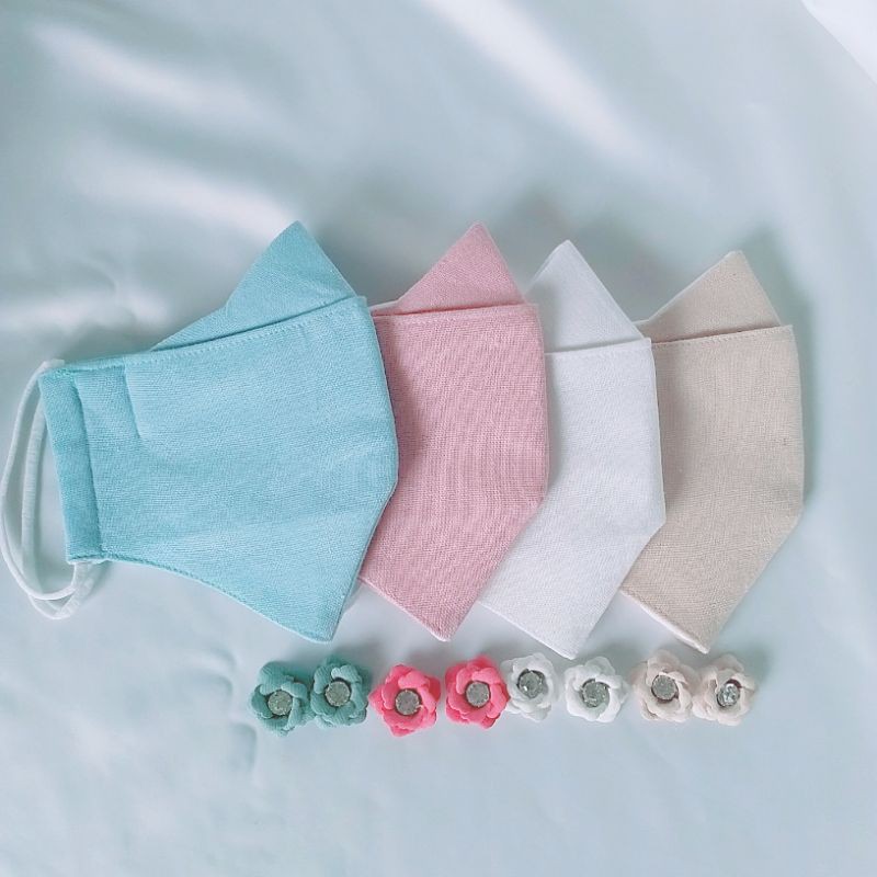 Khẩu-trang-vải-linen-kiểu-mới | BigBuy360 - bigbuy360.vn