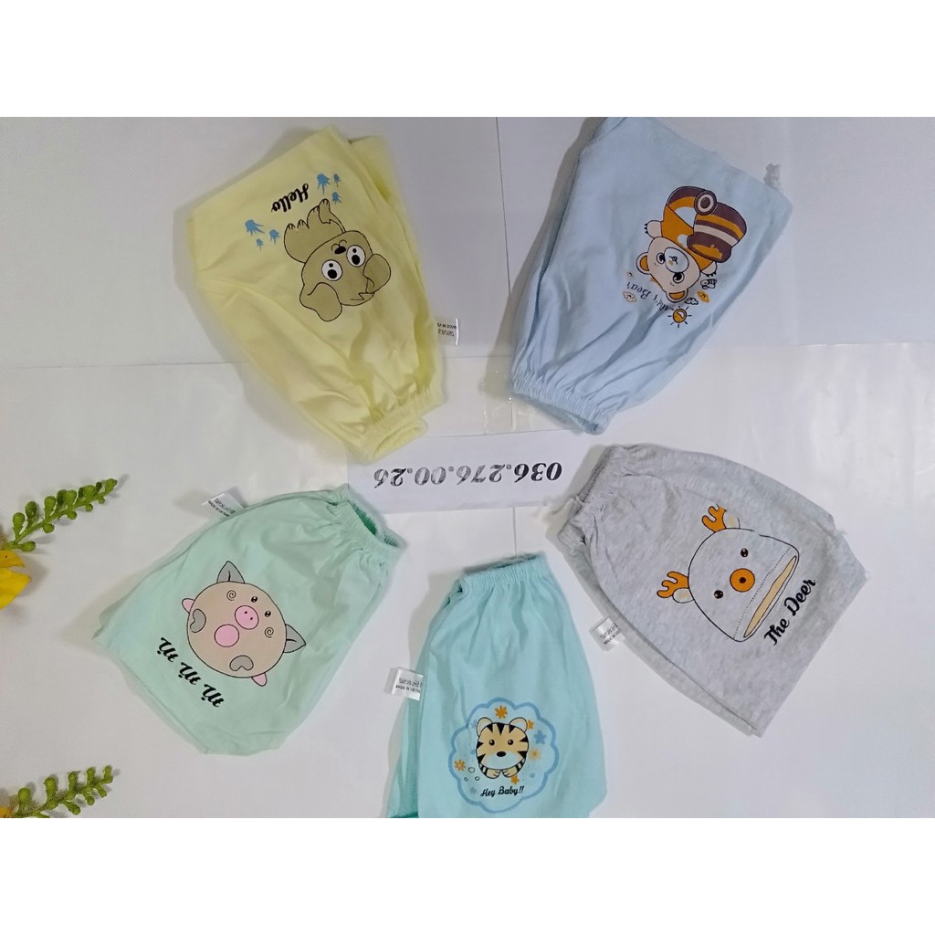 Combo 10 quần đùi cotton cho bé chất đẹp mát mịn