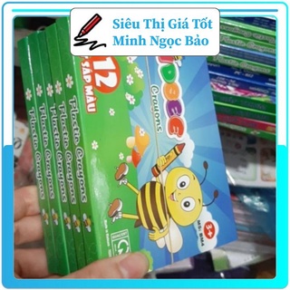 Sáp tô màu 12 màu con ong giup bé thỏa trí tưởng tượng