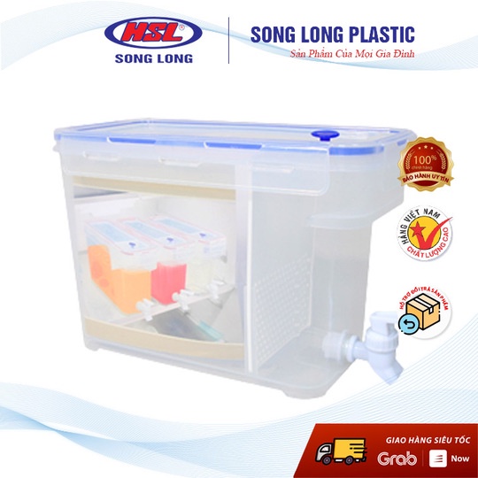 Bình đựng nước hoa quả có vòi 5 L để tủ lạnh - 3048 Song Long