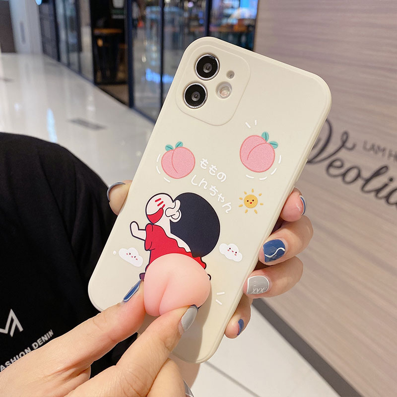 Ốp điện thoại silica dẻo mềm in hình cậu bé chống rơi cho iPhone6 6s 7 8 Plus X XS XR XSMAX 11 12 Pro Max | BigBuy360 - bigbuy360.vn