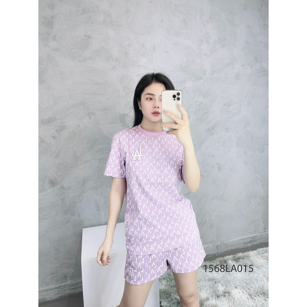 (HÀNG XUẤT XỊN) Quần short tím M//L//B Monogram Shorts L//A PURPLE Made in V/N full tag code  SIZE S M L