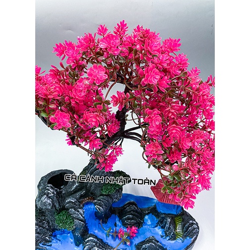 TIỂU CẢNH TRANG TRÍ BỂ CÁ, NON BỘ 30X13X33CM