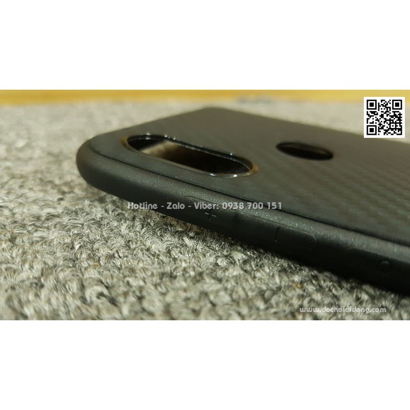 Ốp lưng Xiaomi Redmi Note 6 Pro dẻo carbon