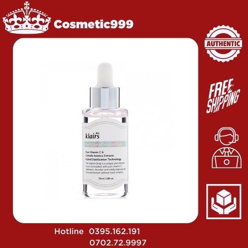 Serum vitamin c klairs hàn quốc chính hãng freshly juiced vitamin drop- Cosmetic999