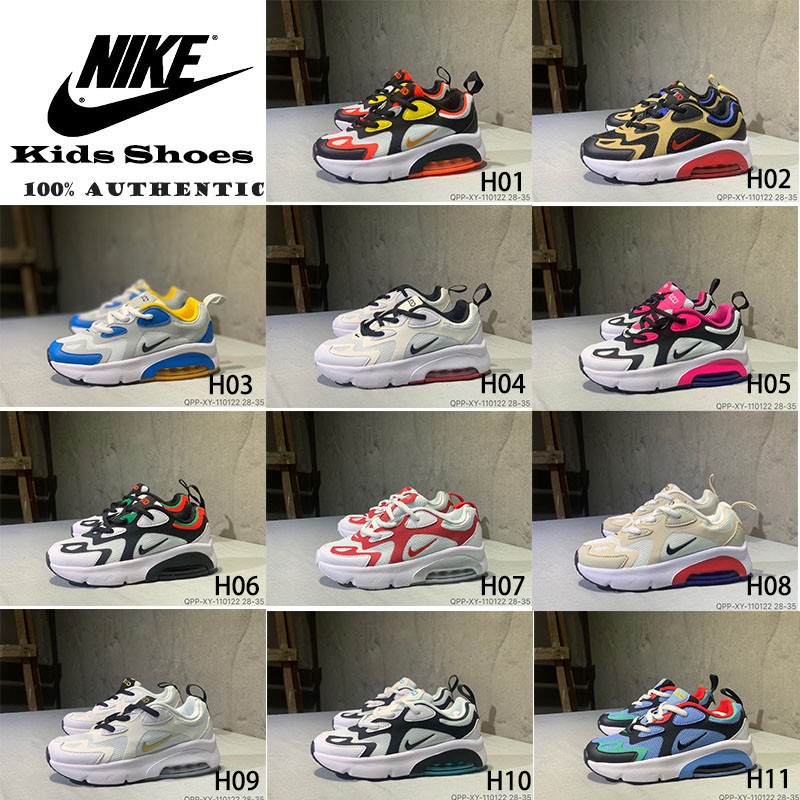 * Có sẵn hàng * Giày trẻ em Nike Air Max 200 Giày bóng rổ Giày thể thao trẻ em Giày trẻ em