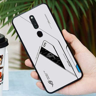 Ốp lưng kính cường lực Oppo F11, F11 pro - Gaming ROG