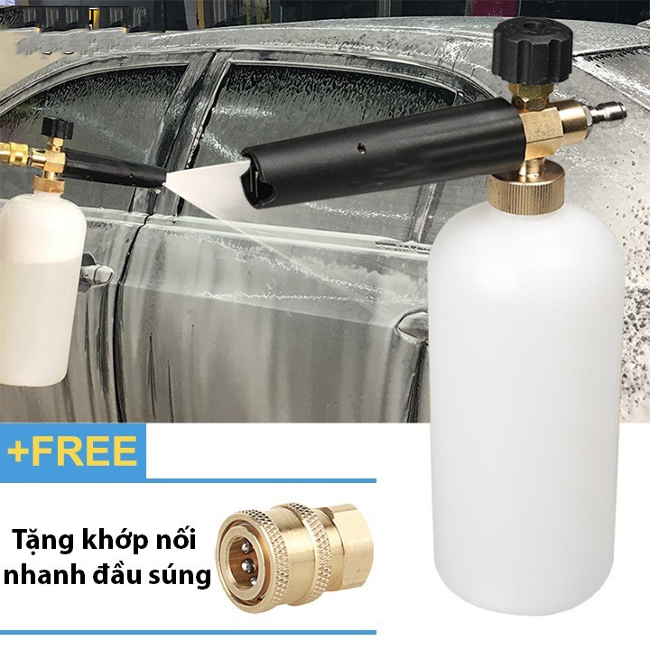 SALE Combo bình phun bọt tuyết và bộ khớp nối nhanh