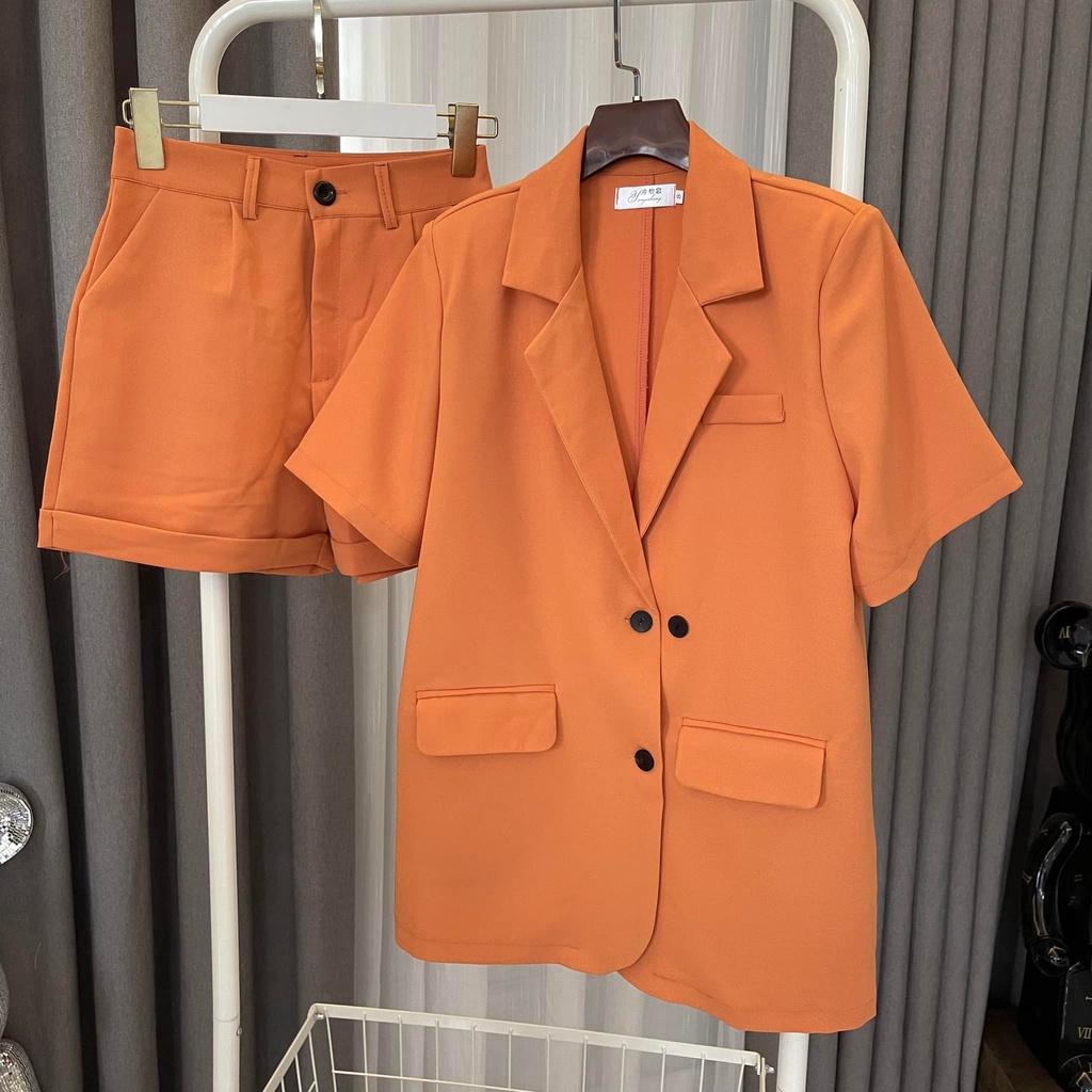 Áo vest nữ công sở tay ngắn, Quần short nữ nhiều màu phong cách hàn quốc ( A2 )