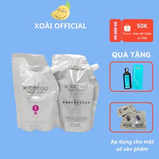 Cặp Thuốc duỗi, uốn tóc LOREAL X-Tenso Moisturist 400ml x 2 - Cặp Thuốc duỗi uốn tóc LOREAL- GUKAVO