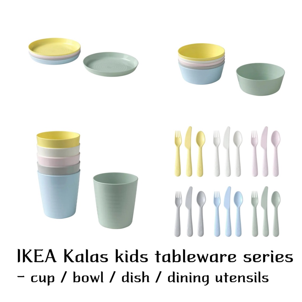 IKEA Bộ Dụng Cụ Ăn Uống Dành Cho Trẻ Em Kalas
