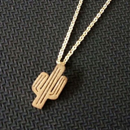 Dây Chuyền Hình Xương Rồng Thiết Kế Thanh Lịch