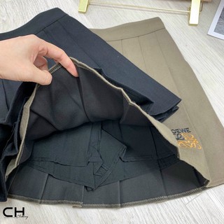 CHÂN VÁY XẾP PLI THÊU