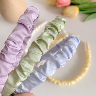 Bờm Cài Tóc Vải Nhún Lụa Satin