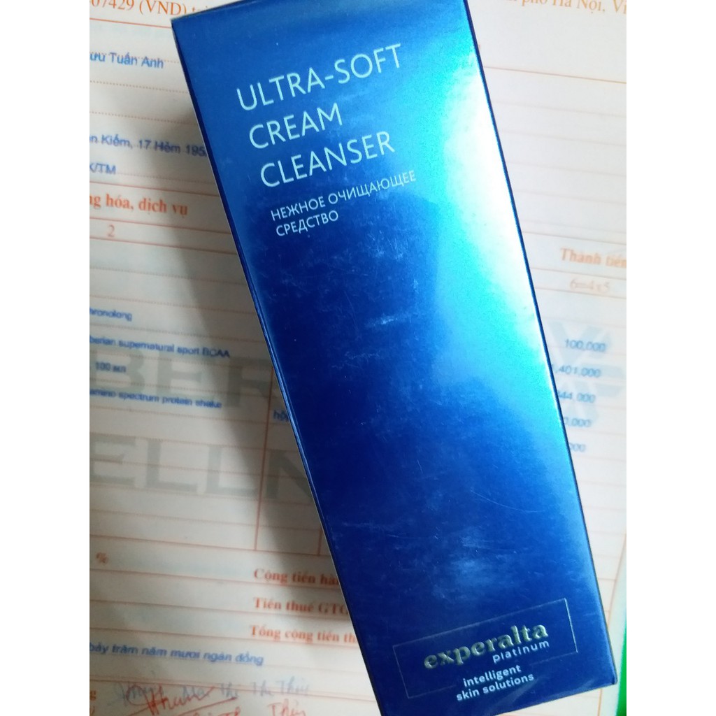 Sản phẩm làm sạch da Experalta Platinum Ultra-Soft Cream Cleanser - Experalta Platinum Siberi Nga