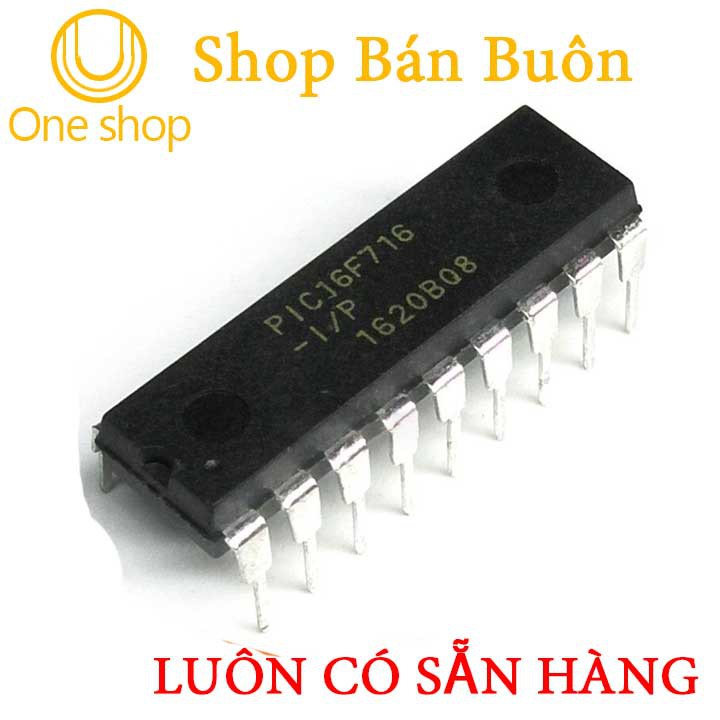 Linh Kiện PIC16F716 I/P DIP-18