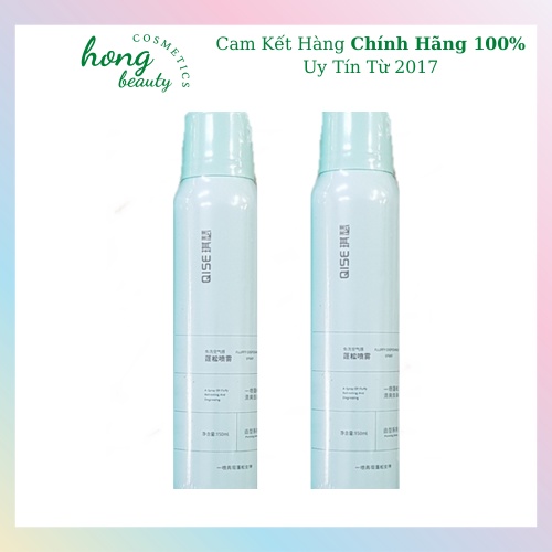 Xịt gội đầu khô cấp tốc nội địa trung giúp tóc bồng bềnh suốt 8 Tiếng không dầu không bết dính QISE