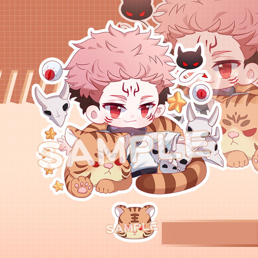 Móc khóa bằng acrylic hình nhân vật anime Fushiguro Megumi Yuji Itadori