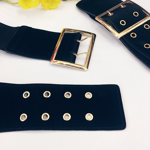 Đai váy:chun co giãn mặt nhung,bản 7-8cm