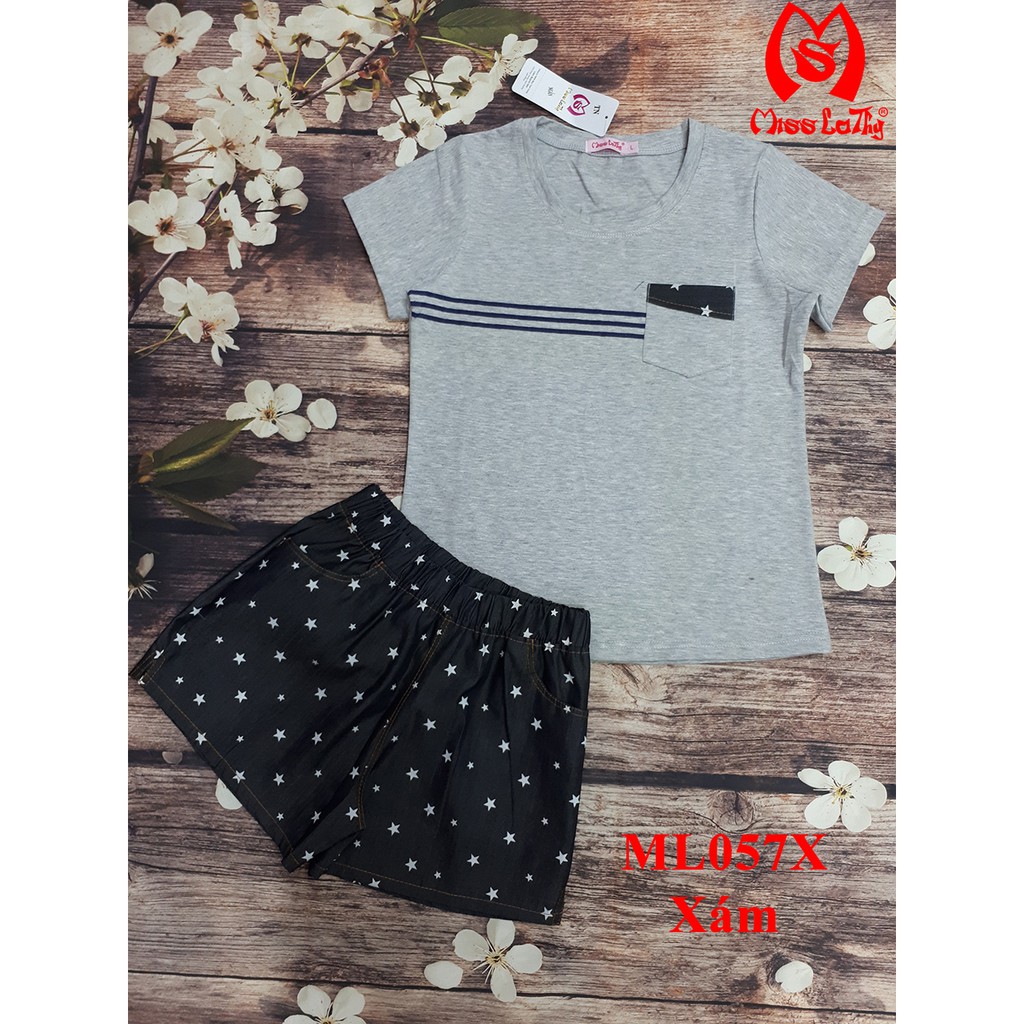 [Freeship từ 150k] ML057+ - Bộ mặc nhà nữ Jean Ngôi Sao MISS LATHY | BigBuy360 - bigbuy360.vn