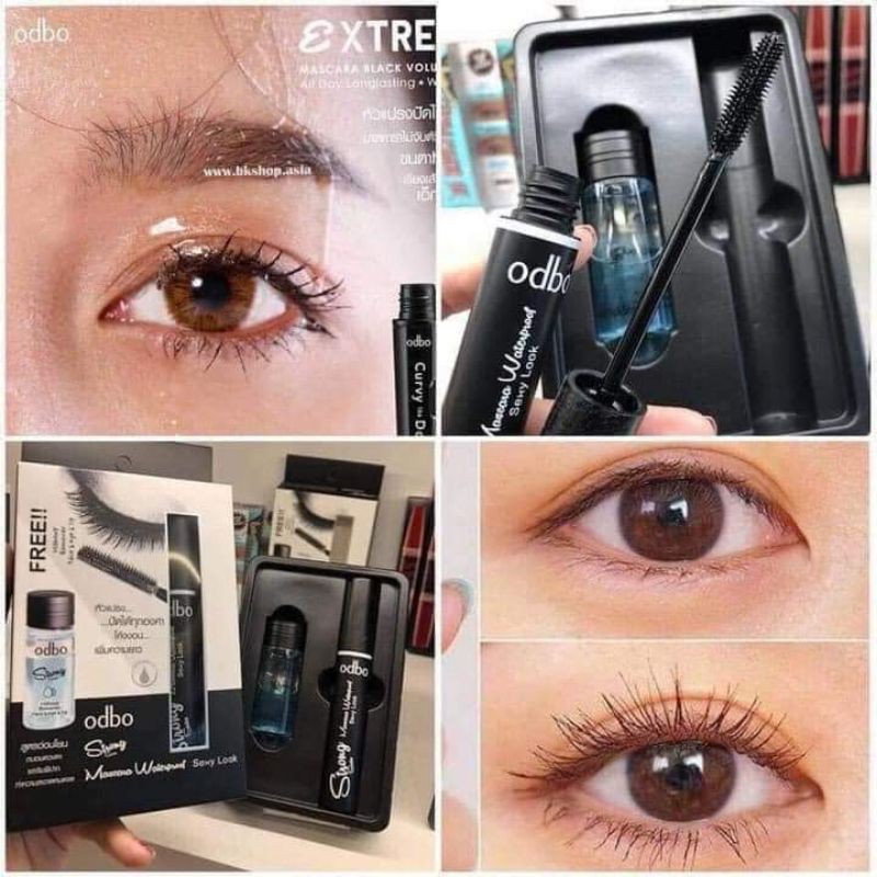✨✨Mascara #ODBO Super Mascara OD916 tặng kèm chai nước tẩy trang