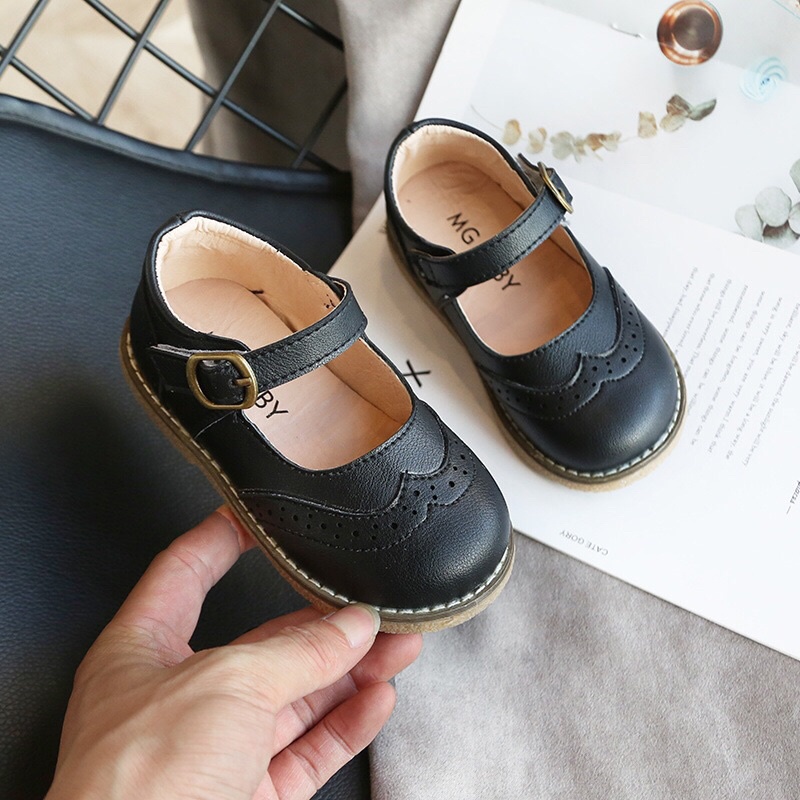Giày Búp Bê, Giày Bé Gái Chất Da Mềm Phong Cách Hàn Quốc Mã 181