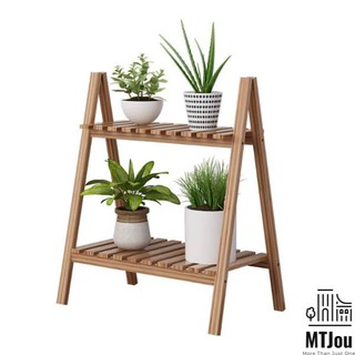 Kệ gỗ chữ A đặt chậu cây - MTJou