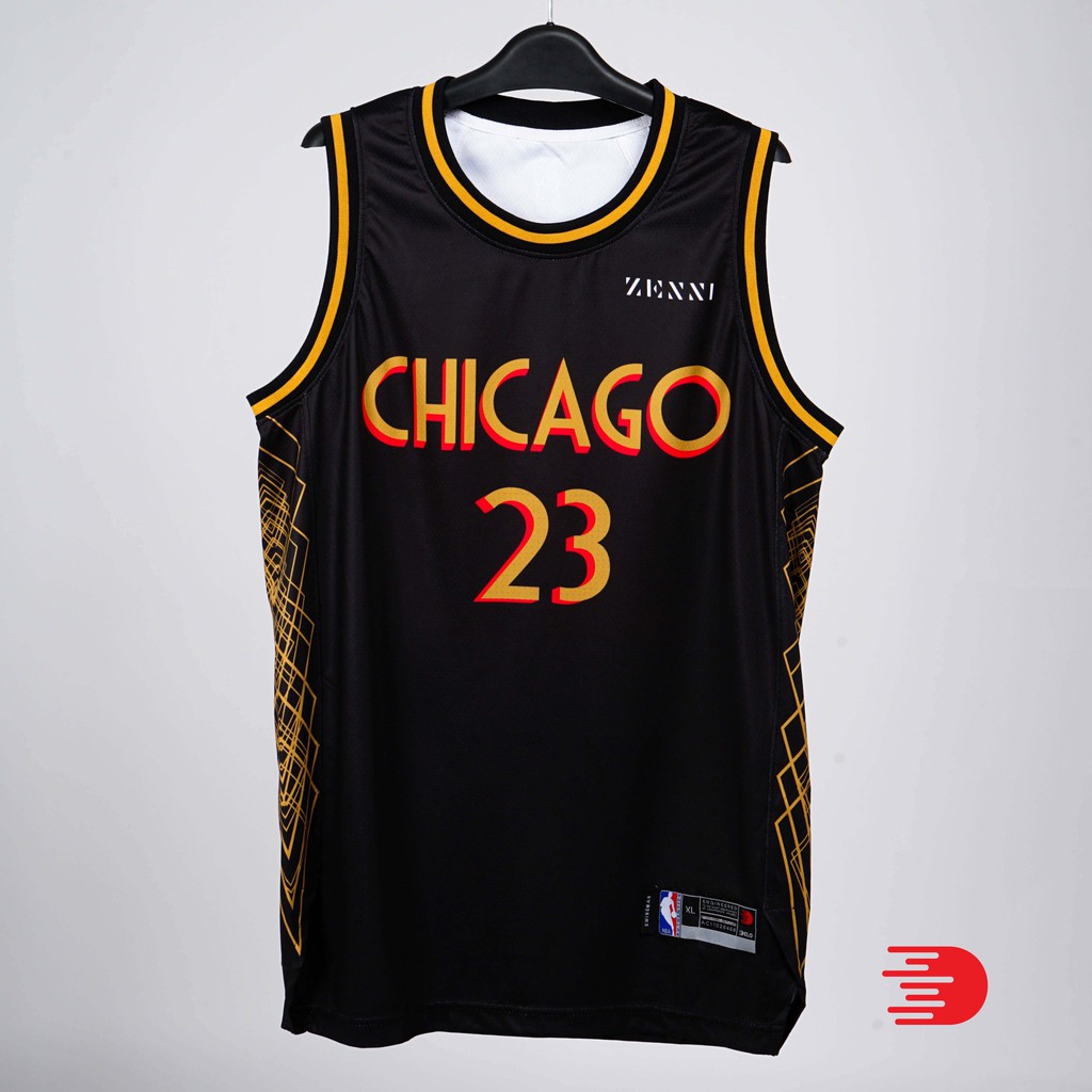 Trang phục thi đấu bóng rổ ACTEE - NBA Chicago BULLS City Edition - Hàng In