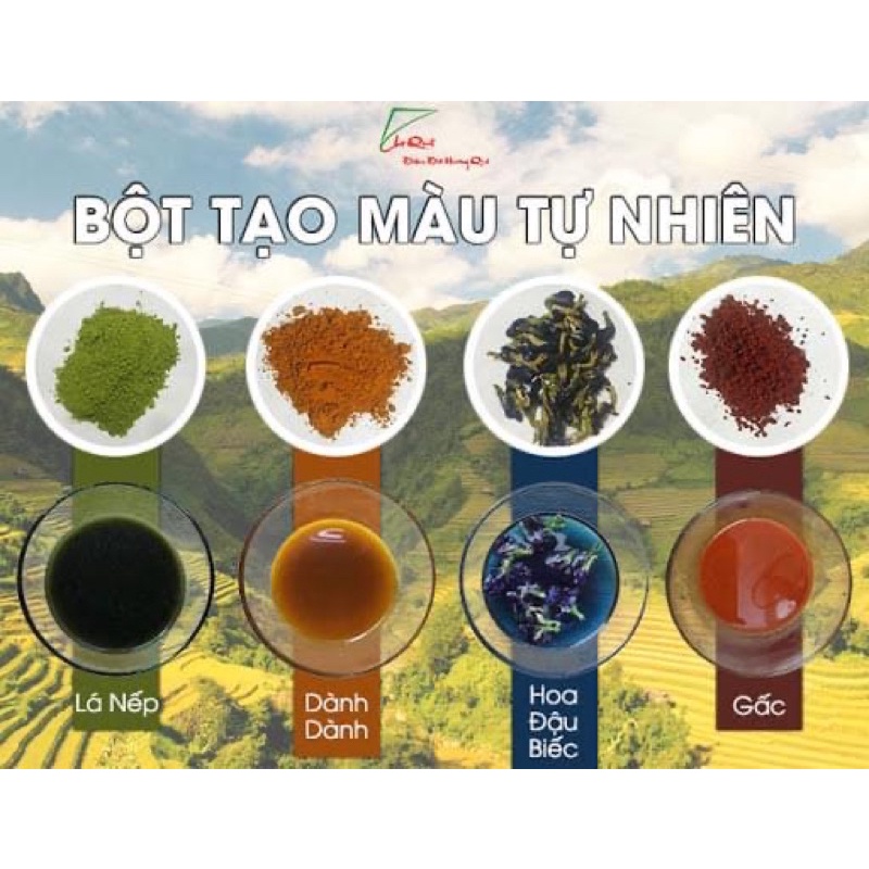 Bột tạo màu / Bột khô / Bột lá / Hoa đậu biếc 50g