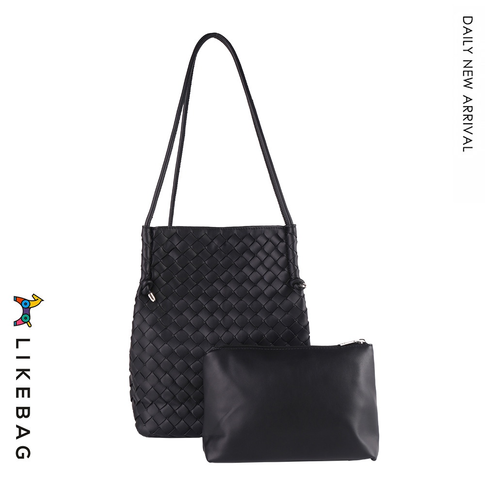 Túi đeo vai, kẹp nách thời trang LIKEBAG bộ tote đan 225DJ0518 - LIBAGI