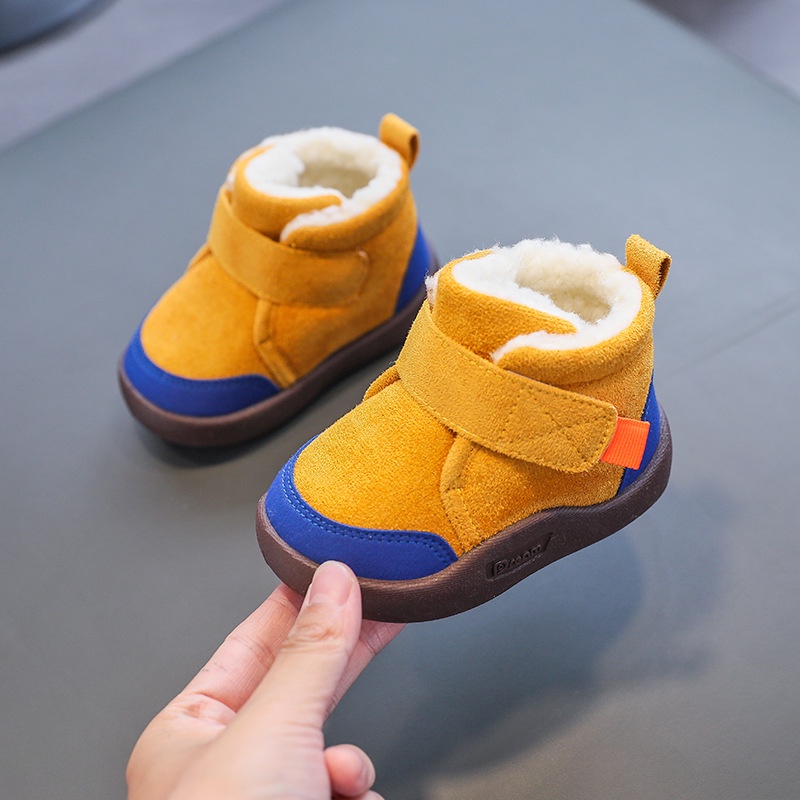 Giày Boot Giữ Ấm Đế Mềm Thời Trang Mùa Đông Cho Bé