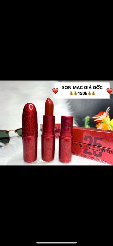 Son MAC VIVA GLAM 1 25th Anniversery edition:Phiên bản giới hạn!