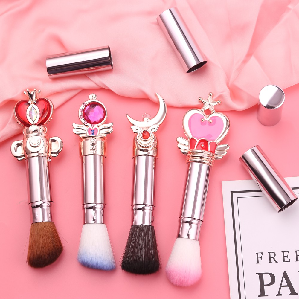 Cọ đánh phấn phủ/phấn má hồng trang điểm thiết kế theo anime Cardcaptor Sakura/Sailor Moon