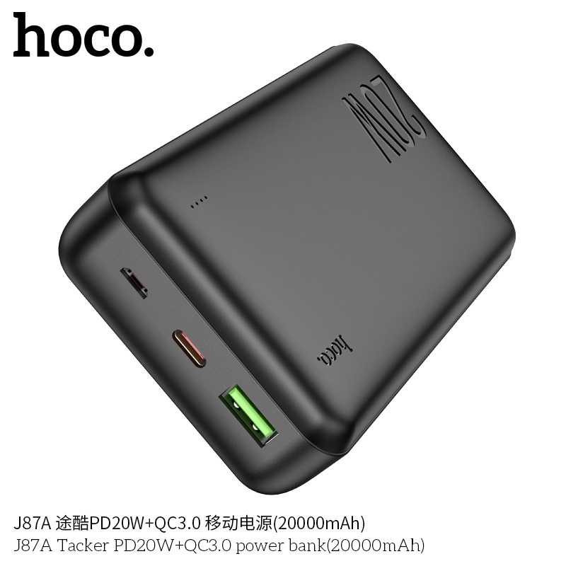 Sạc Dự Phòng Hoco J87A 20000mah sạc nhanh 20W, QC3.0